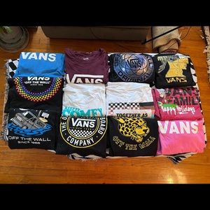 Bundle of 12 Vans Shirts